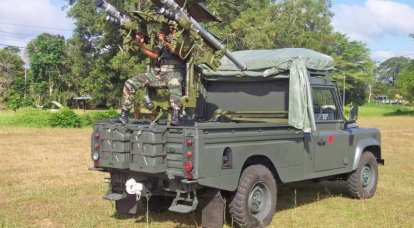 Mobile installations "Dzhigit" based on MANPADS "Igla-S" seen in service with the troops of Thailand