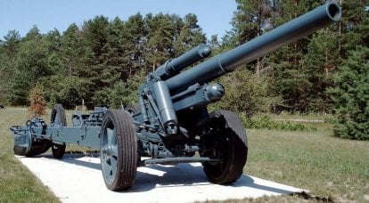 Az elfogott német nehézterű 105 mm-es lövegek és 150 mm-es nehéz tarackok kiszolgálása és harci alkalmazása a második világháború után