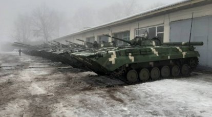 Ukrayna Silahlı Kuvvetleri, bu yıl modernize edilmiş son T-64 ve BMP-1 tank grubunu teslim aldı.