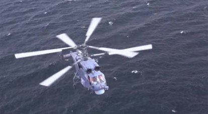 Helicóptero multiuso Ka-27 em busca de um submarino