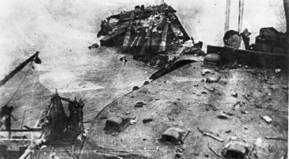 The heroic struggle of the battleship "Marat"