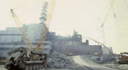 Tentang penggunaan kendaraan lapis baja di zona kecelakaan Chernobyl