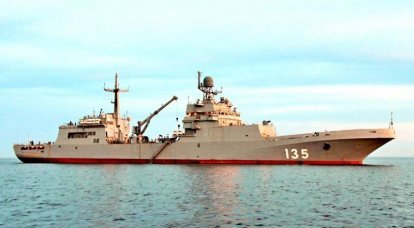 Новейший десантный корабль «дал прикурить» на Балтике