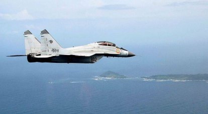 В Индии потерпел крушение палубный истребитель МиГ-29К
