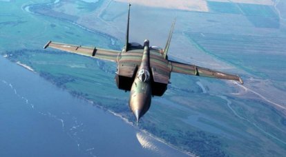 MiG-31 nagy magasságú vadász-elfogó. infografika