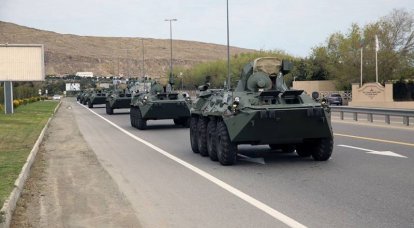Азербайджан получил очередные БТР-82А