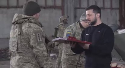 ウクライナのマスコミは、アルテミフスク近くのウクライナ軍の位置へのキエフ政権ゼレンスキーの首長の旅行について報じた