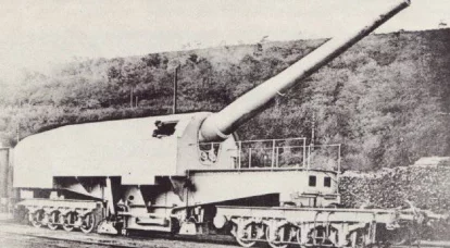 Крупнокалиберные орудия – железнодорожная «Canon de 274 mm Modèle 1893/96s (Франция)