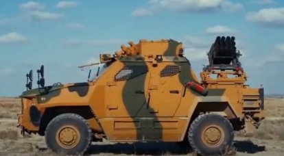В Турции разработали новую мини-РСЗО на базе MRAP Vuran