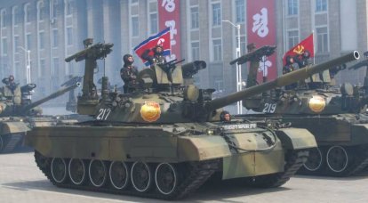 Военная техника на параде в Пхеньяне