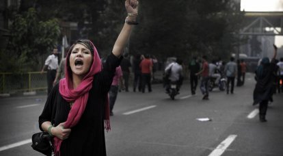 장거리 항의. 이란의 색 혁명은 어떻게 러시아에 올 것인가?