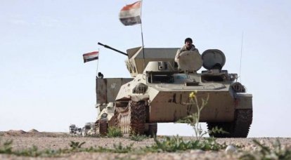 Иракцы установили на МТ-ЛБ башню с крупнокалиберным пулемётом