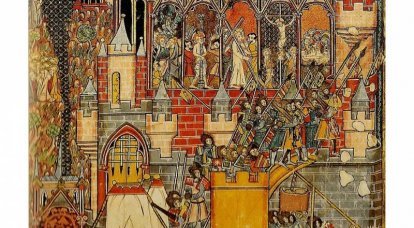 Крестоносцы штурмуют Константинополь в ХI в.