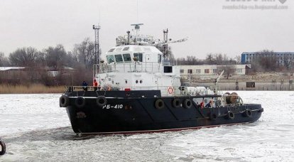 Каспийская флотилия пополнилась новым буксиром «РБ-410»