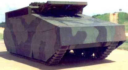 Проект "невидимого" танка Composite Armored Vehicle (CAV), полностью изготовленного из композиционных материалов