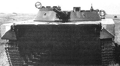 Projeto do tanque flutuante "Objeto 911B"