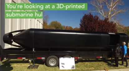 В США напечатали подводную лодку на 3D-принтере