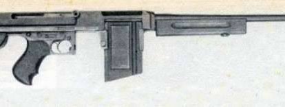 Проект автоматической винтовки на базе пистолета-пулемета Thompson M1