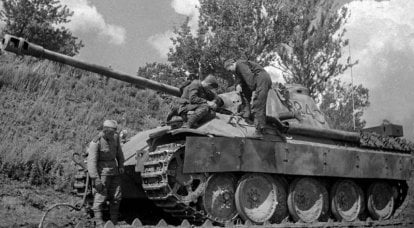 Az elfogott "párducok" és "tigrisek" használata a Nagy Honvédő Háború utolsó szakaszában