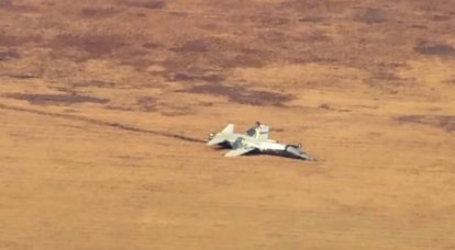 Northrop T-38 Talon training aircraft crashes in the USA