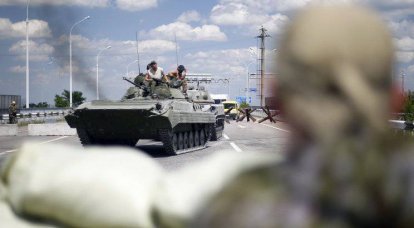 Popasnaya시는 LNR 민병대의 통제하에 통과했습니다.