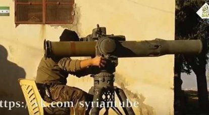 Боевики утверждают, что в провинции Алеппо с помощью TOW подбили танк Т-90. Видео