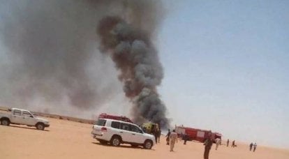 Al Jazeera: В Ливии в районе авиабазы ЛНА Эль-Джуфра разбился вертолёт с бойцами ЧВК