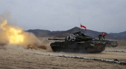 A Coreia do Norte realizou seu próprio "biatlo de tanques"