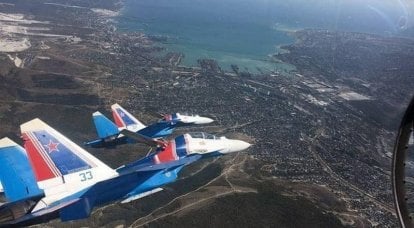 Day of Novorossiysk. "Russian Knights" in the city