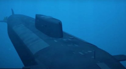 Der Träger russischer Unterwasserroboter wird gestartet