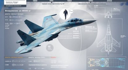多目的全天候戦闘機Su-27CM。 インフォグラフィック