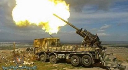 ACS de longo alcance com um canhão X-NUMX-mm M-130 são novamente vistos na Síria