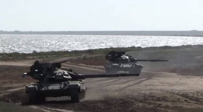 升级的T-64BM“ Bulat”坦克在Donbass“演习中”出现