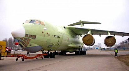 The first shots: the light saw a new tanker IL-78М-90А