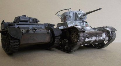 BTV红军vs Pantserffen。 水晶锤。 轻型坦克概述