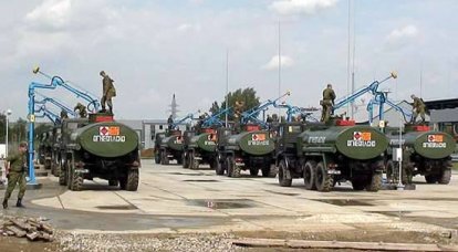 俄罗斯联邦武装部队的燃料服务庆祝周年纪念日