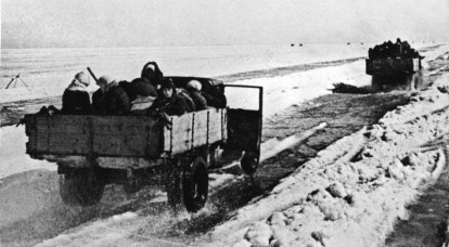 传奇之路。 80年前通往列宁格勒的冰路开通