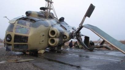 Вертолет Ми-8 разбился на взлете