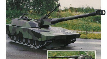 Проект основного боевого танка Stridsvagn 2000 (Швеция)