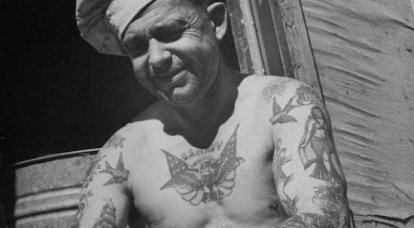 Tattoos Matrosen der US Navy