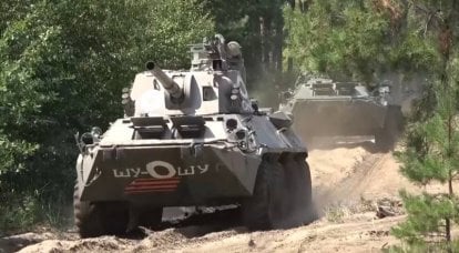Self-propelled guns 2S23 "Nona-SVK" in the Special Operation