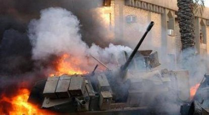 Очередной американский позор: БМП М-2 "Брэдли" в Саудовской Аравии в боях горят как спички