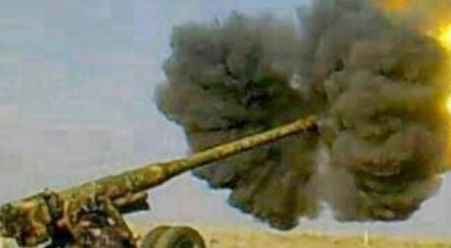 Armas 180-mm C-23 continuam a lutar na Síria