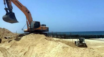 Израиль начал строительство "морской стены" на границе с сектором Газа