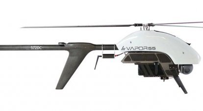 Alla fiera DSEI-2019 vengono presentati i droni Vapor 35 e Vapor 55 per il mercato europeo