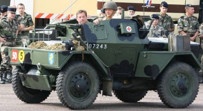 Vehículos blindados de ruedas de la Segunda Guerra Mundial. Parte de 15. Vehículos blindados Daimler Scout (Dingo) y vehículos blindados Daimler