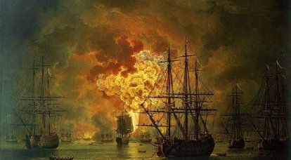 Mentre i russi "attaccavano la flotta turca, la sconfiggevano, la spezzavano, la bruciavano, la mettevano in paradiso, la affondavano, la trasformavano in cenere ..."