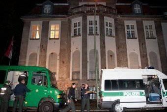 In Berlin, the Syrian embassy was attacked