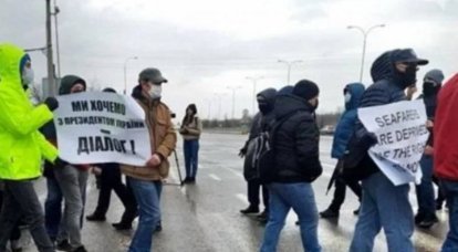 水手们在敖德萨继续抗议，要求获准在国外工作