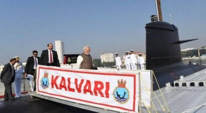Первая индийская субмарина собственной постройки принята на вооружение